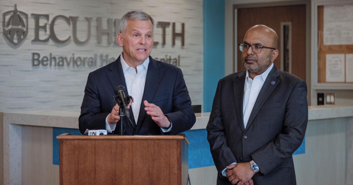 Stein visits behavioral health hospital, advocates for Medicaid funding, budget